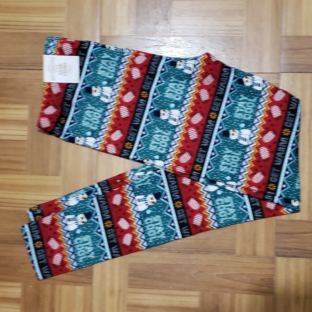 🎄CHRISTMAS snowman leggings⛄